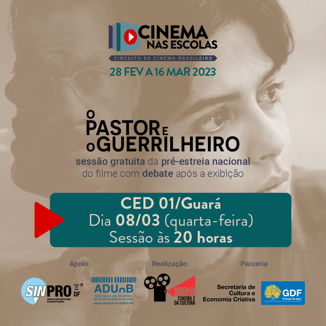 CED 01 em Guará recebe o projeto "Cinema nas Escolas" no dia 8