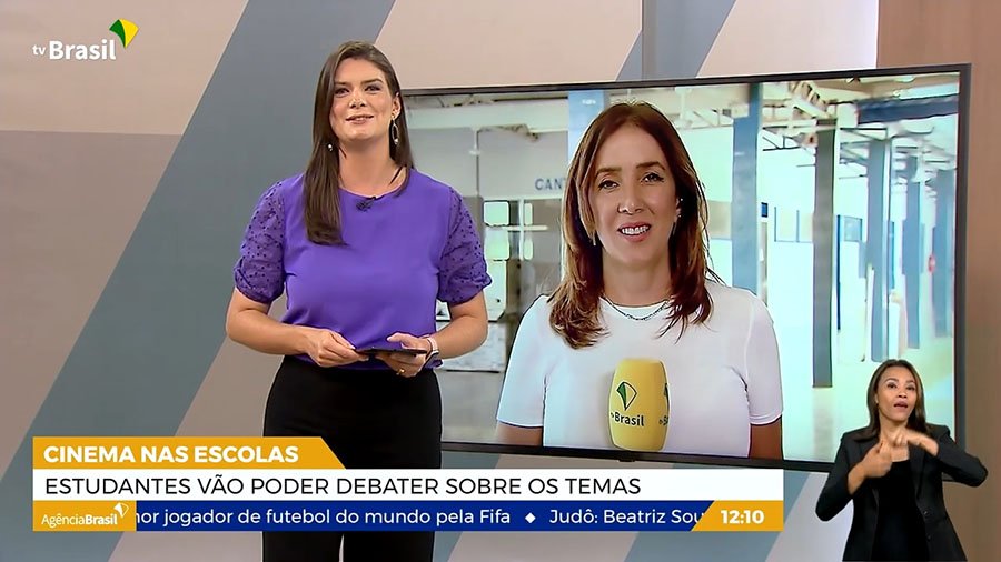 Cinema nas Escolas é destaque na TV Brasil