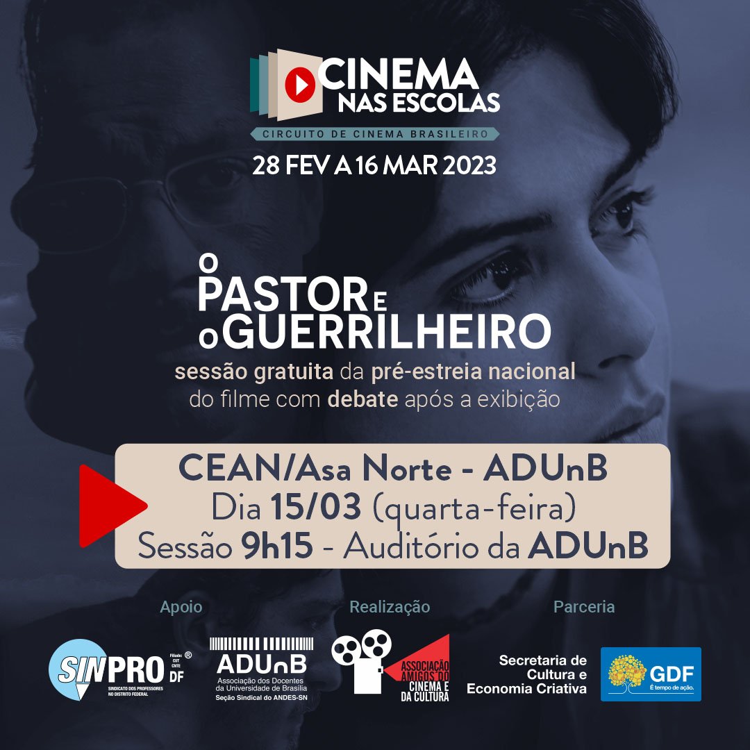 Comunidades do CEAN e UnB recebem "Cinema nas Escolas" no dia 15