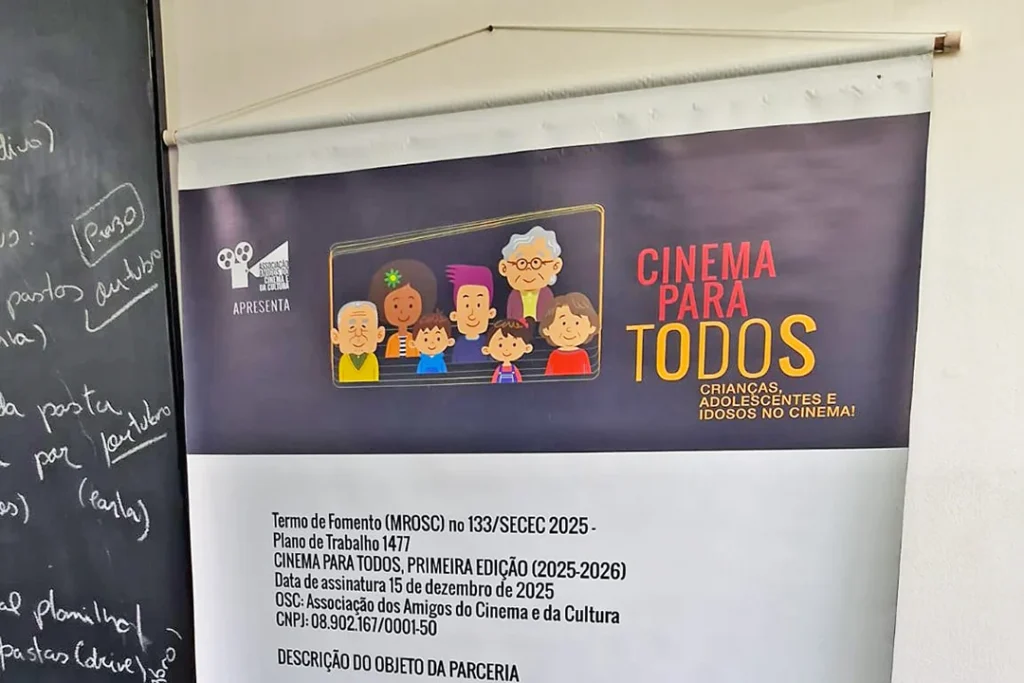 Banner de transparência do projeto