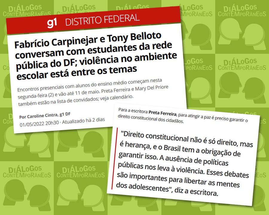 Bate-papo com estudantes de Brasília